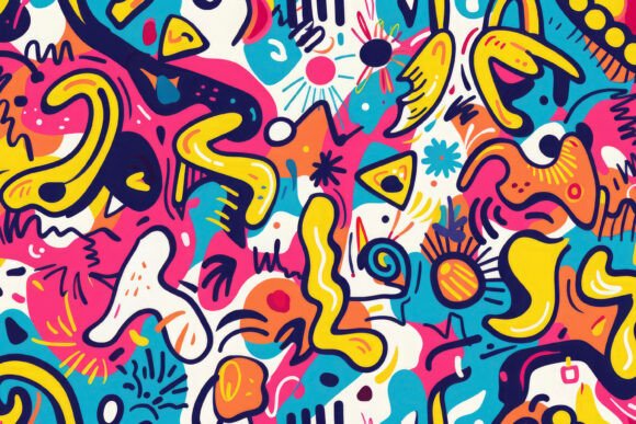 Download Vibrant and Imaginative Pattern Backgrou - Imaginative Collection